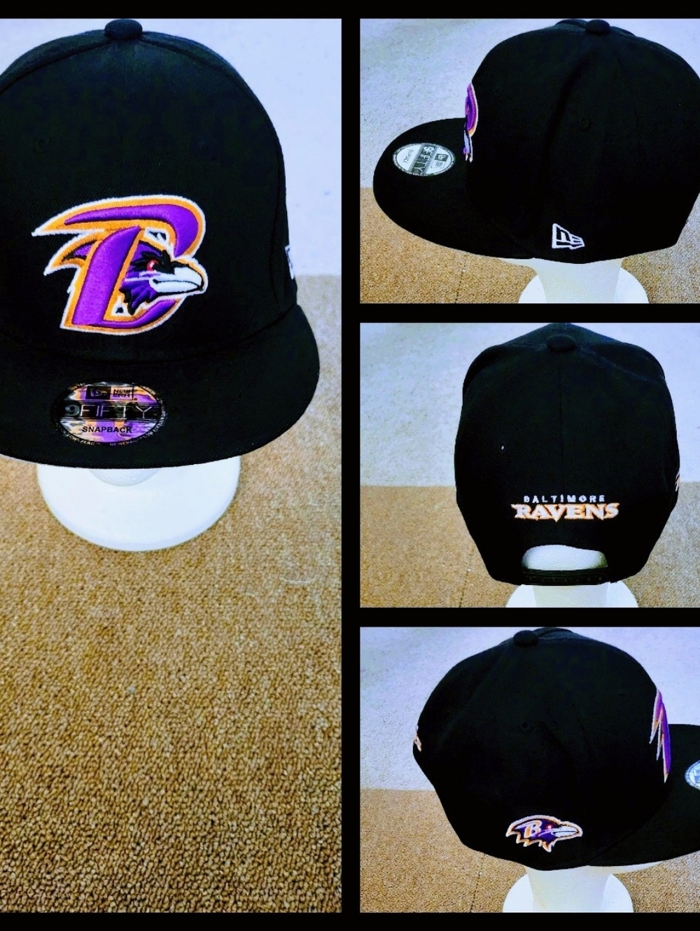 BALTIMORE RAVENS NFL FOOTBALL SNAPBACK HAT.
